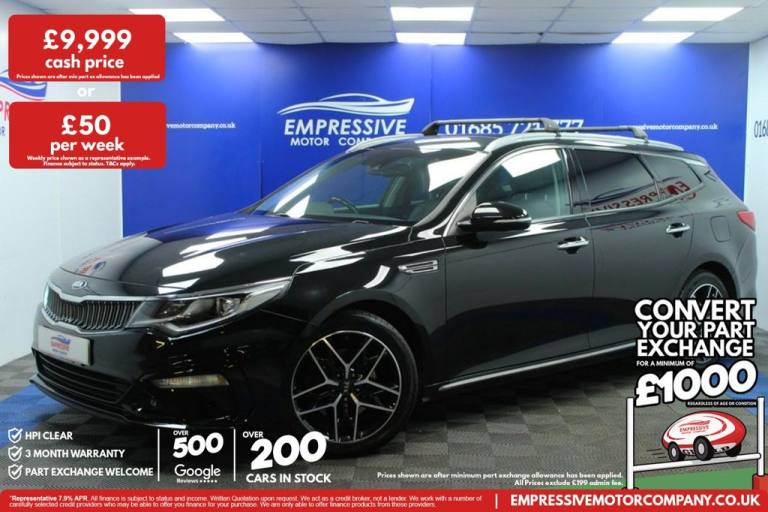 2018 68 KIA OPTIMA 1.6 CRDI 3 SPORTSWAGON 5DR DIESEL DCT EURO 6 (S/S) (134 BHP) 