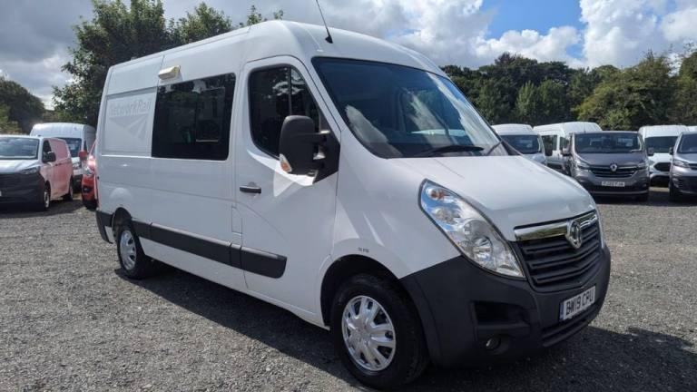 2019 Vauxhall Movano L2 H2 Crew Van with Integrated Mess Unit With Air Conditioning Cdti 130 PS. ...