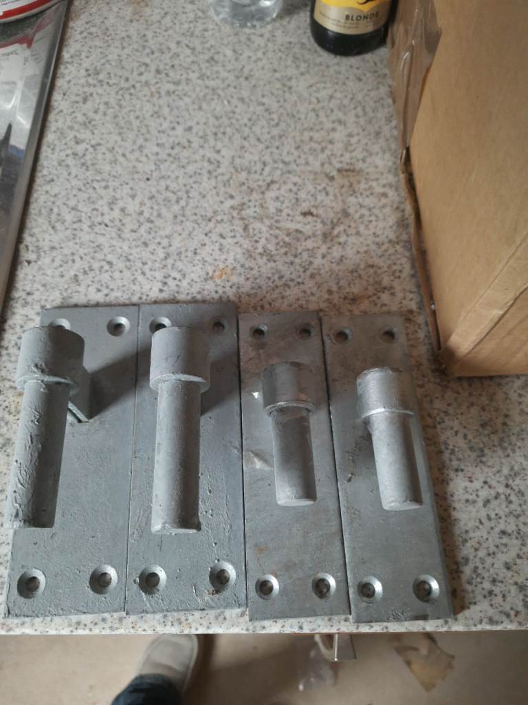  Heavy Duty Gate Hooks for Band Gate Hinge Brackets (19mm) X 4  - New