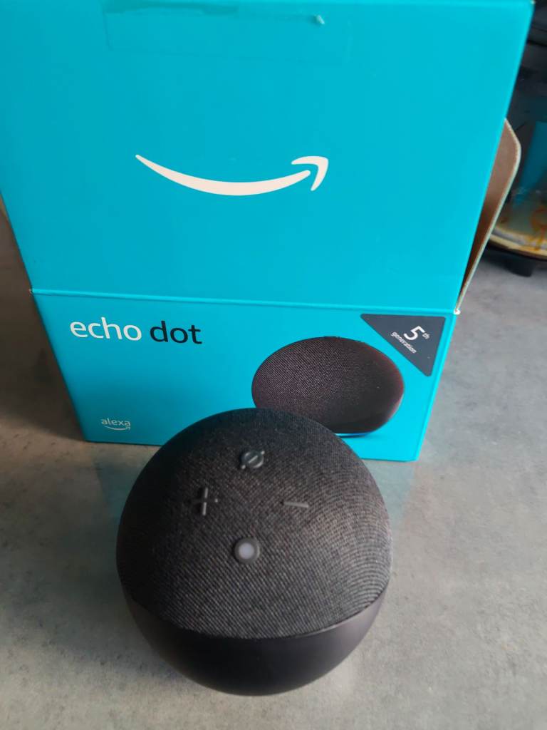 Amazon Echo Dot 5th Gen – Charcoal, As Good As New