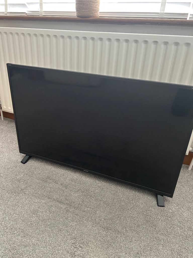 Sharp 40” Black Flat Screen TV - Good Condition