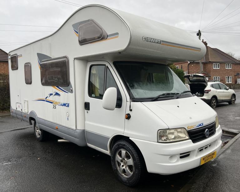Swift Sundance 630G, 2006, 6 berth rear garage fixed bed coachbuilt motorhome