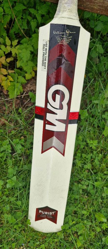GM Cricket Bat with Stumps and Ball