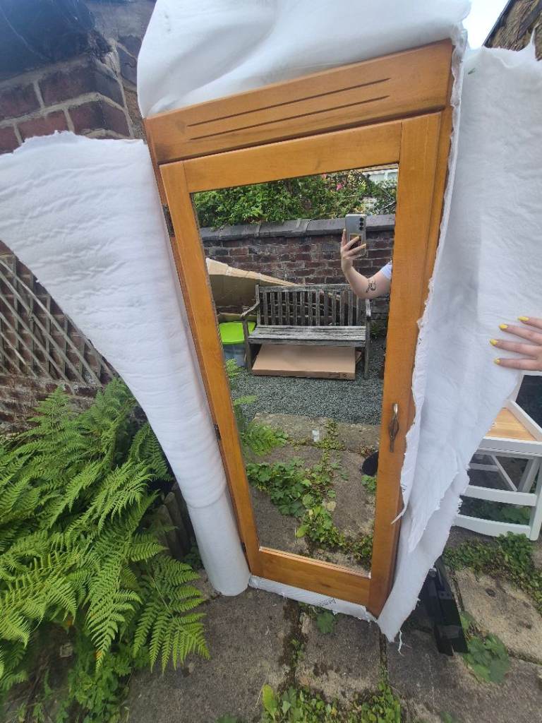 Large Antique solid wood cupboard