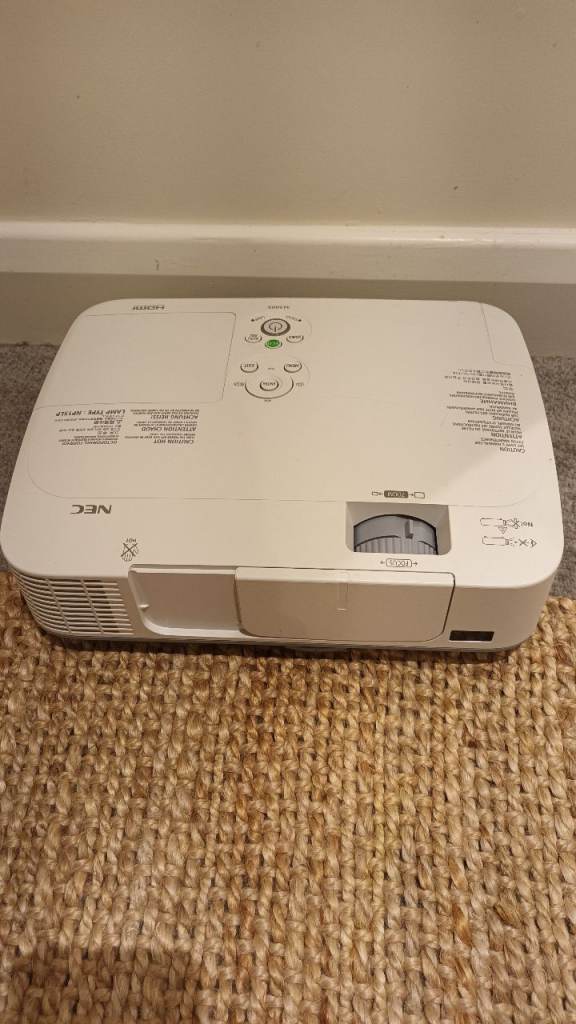NEC Projector – Good Condition, White, no power cable 