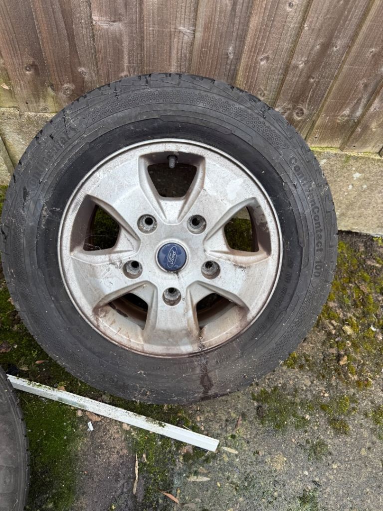 Ford transit custom alloys wheels tyres