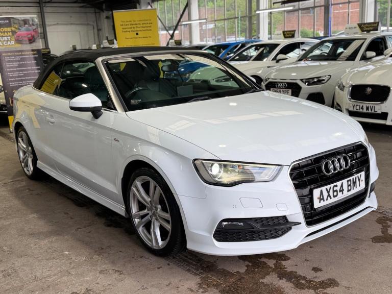 2015 Audi A3 Cabriolet 2.0 TDI S line Euro 6 (s/s) 2dr CONVERTIBLE Diesel Manual