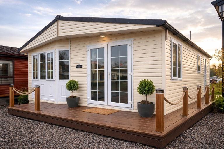 LUNA LODGE 36X20 • 3 BED • ANNEX • LOG BURNER • OFF SITE SALE • £24,789