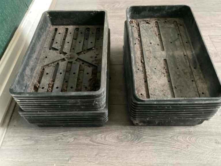 Used Plastic Garden Seed Trays 24 trays