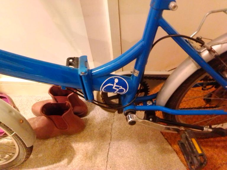 Folding vintage Raleigh