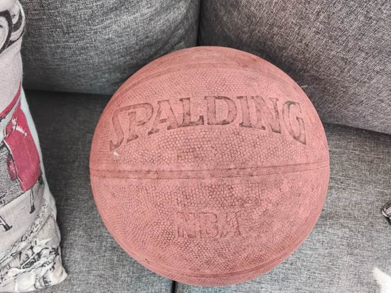 Retro spalding NBA baseball well used man cave home bar 