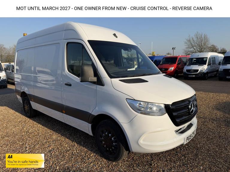 2019 Mercedes-Benz Sprinter 3.5t H1 Van PANEL VAN DIESEL Manual