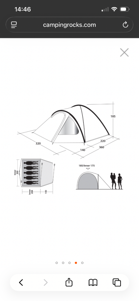 Outwell Haze 5 Tent 