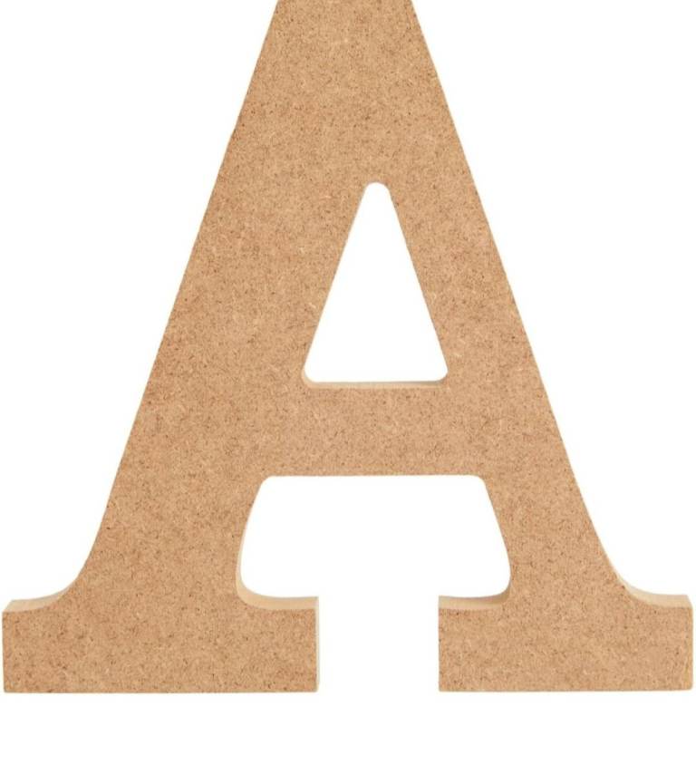 Bnib MDF large letters. Plain. See Description For Price. 