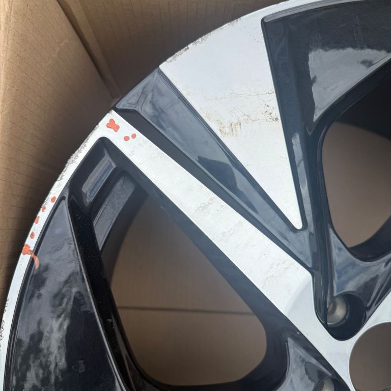 VOLVO XC90 BLACK 20” DIAMOND CUT ALLOY WHEEL RIM 9J OEM 32209411 GENUINE