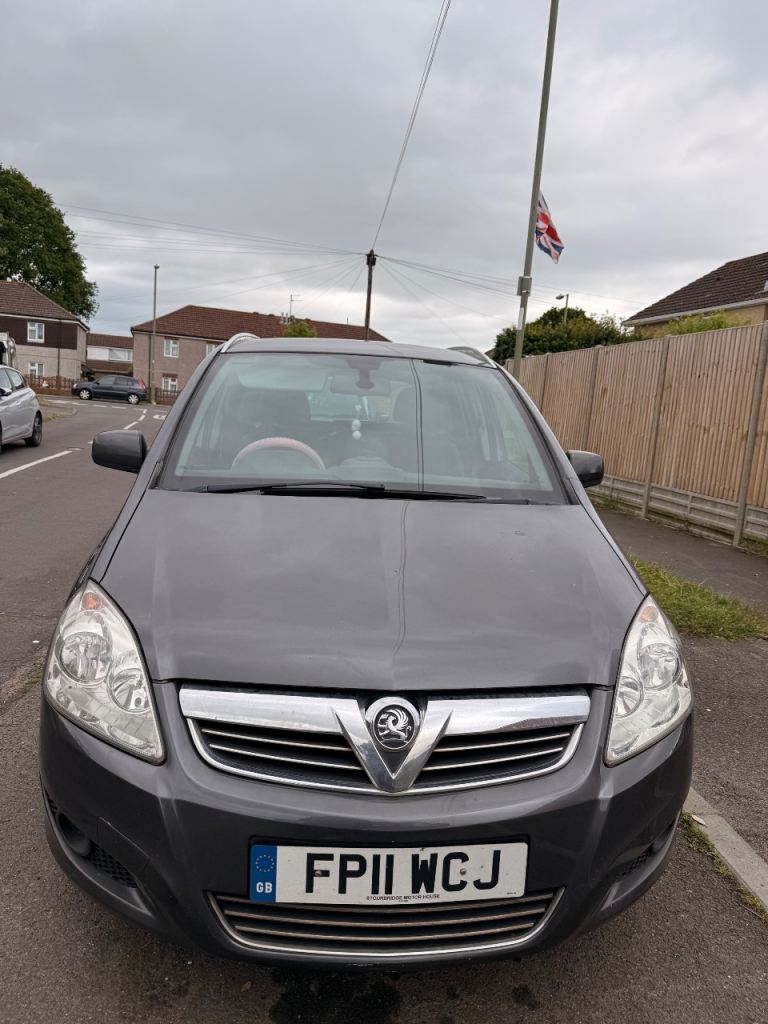 Vauxhall, ZAFIRA, MPV, 2011, Manual, 1686 (cc), 5 doors