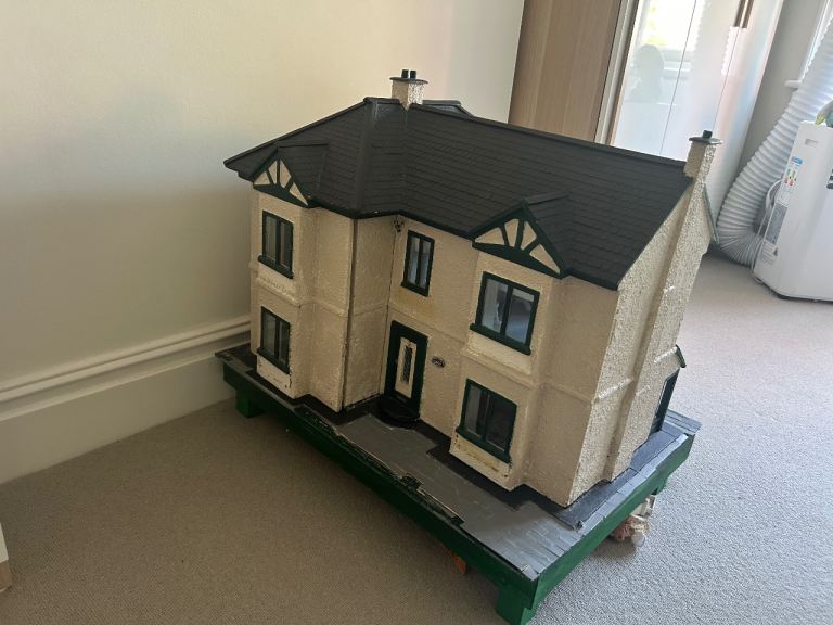 Large double sided Handmade Doll's House - Furnished