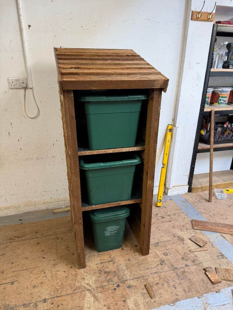 Recycling Garden Store Shed Organiser