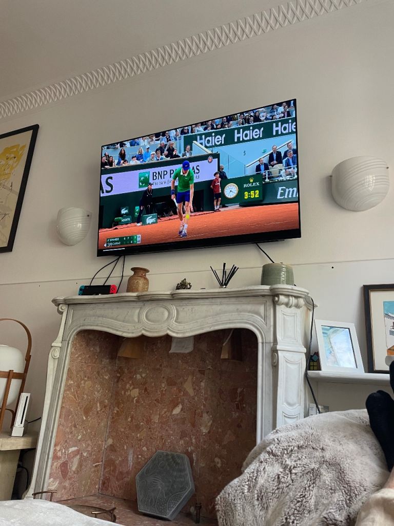 Sony Bravia XR 55 inch 4K OLED TV (XR-55A80J) with Wall Mount