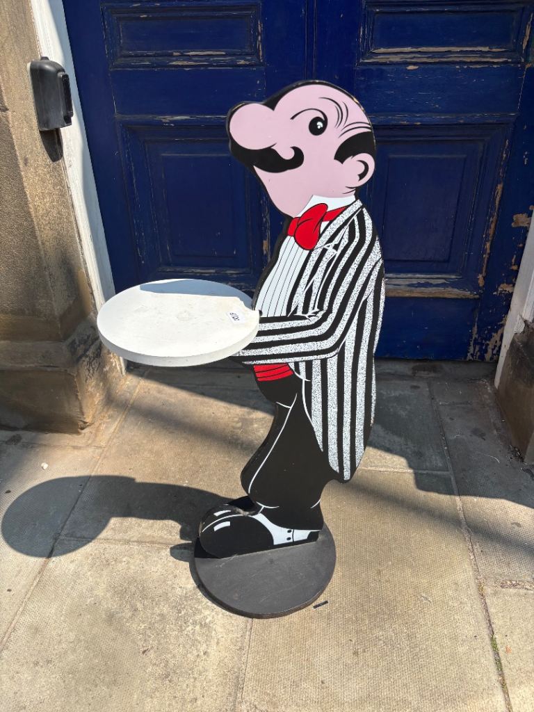 Vintage Floor Standing Waiter , must be seen ….