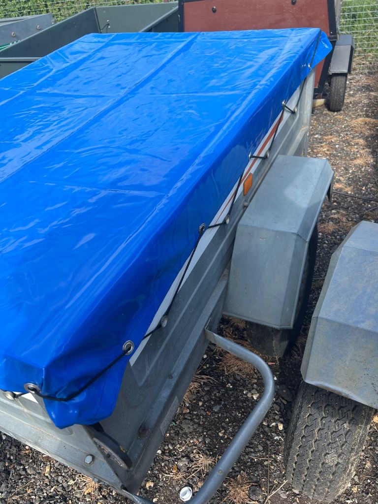 Erde 142 galvanised trailer 