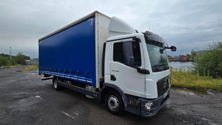 2023 MAN/ ERF TGL 8.190 7.5t Curtain with tuckunder tail lift 