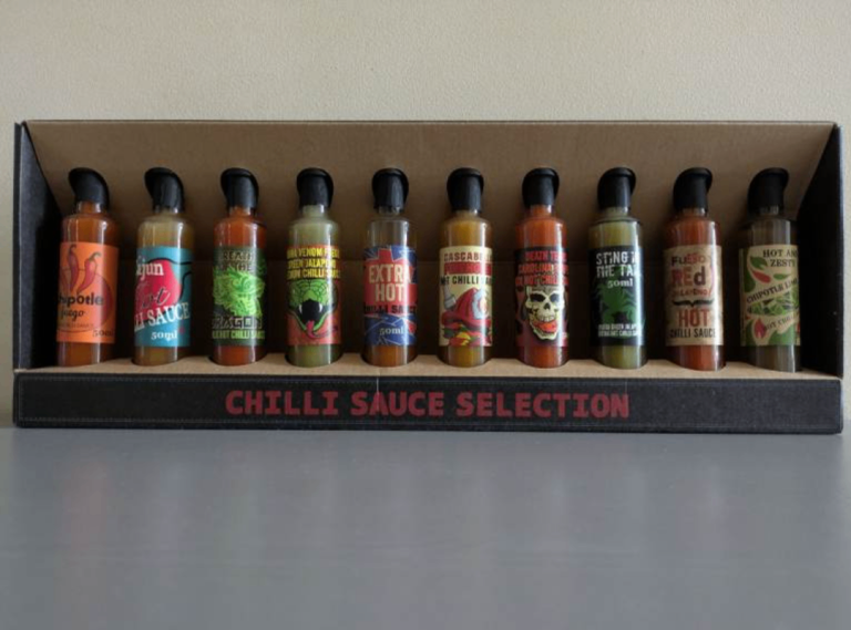 Brand New 10 Bottle Chilli Sauce Gift Set – Hot Sauce Selection