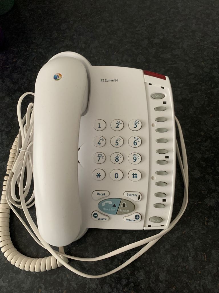 BT Converse 1200 Corded Handset