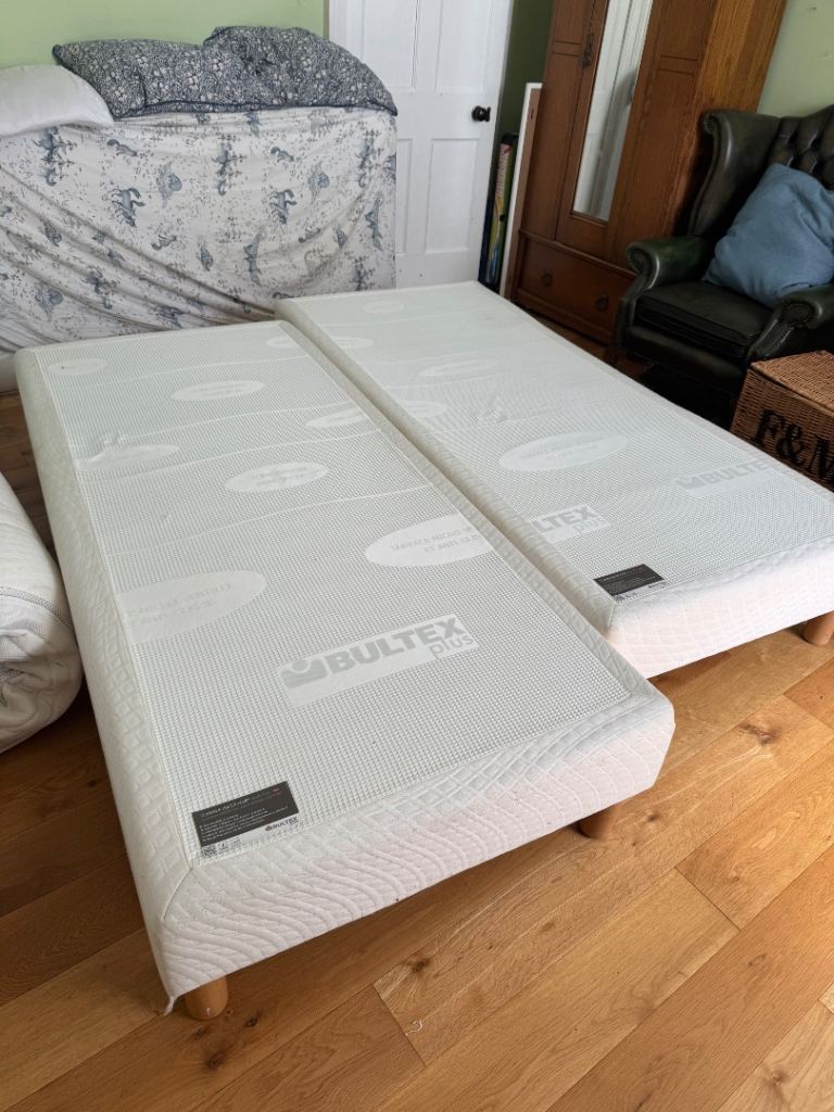 2x Bultex Plus Lévitation single Bed Base – Good Condition
