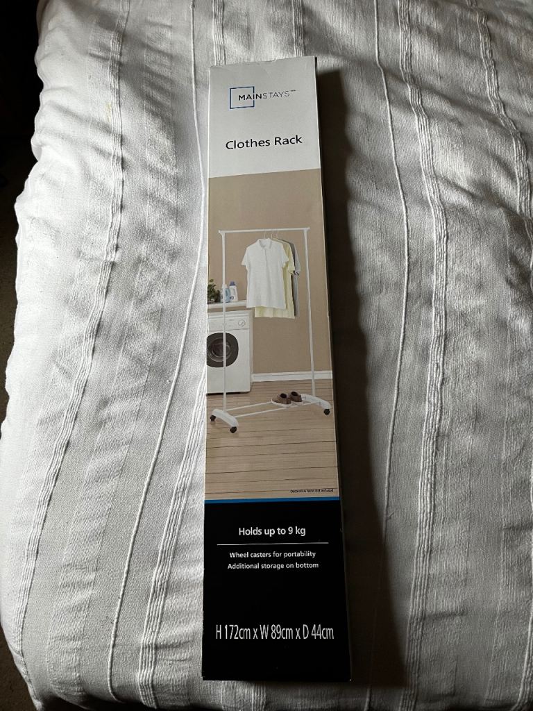 Mainstays clothes rack brand new un opened 
