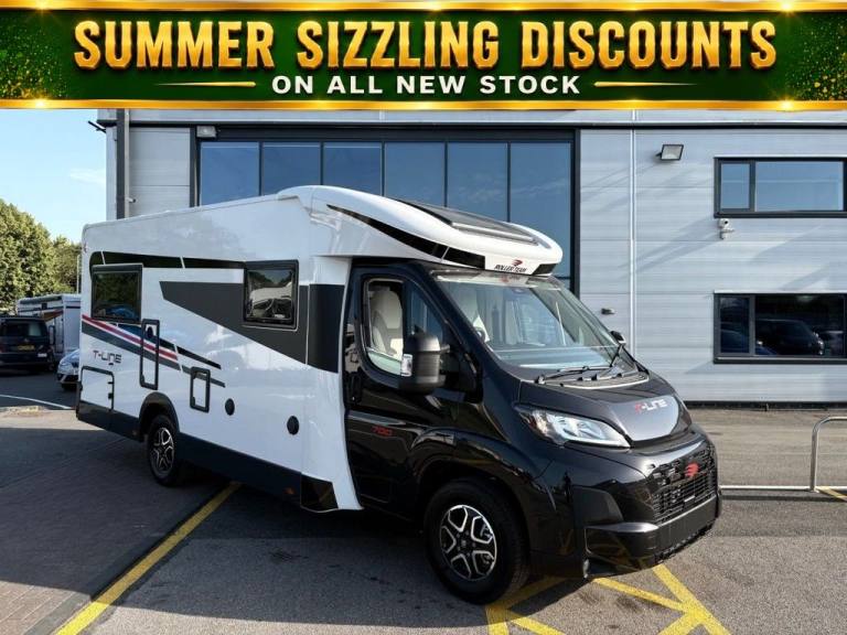 2026 Fiat T LINE 700 - Physical Stock - 6 Berth - 4 Belts - 2 x Drop Down Beds Motorhome Diesel A...