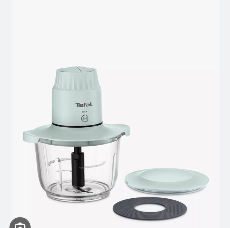 BRAND NEW Tefal Green Glass Food Chopper - Unused Kitchen Helper