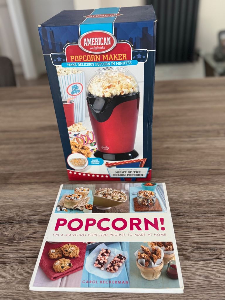 Popcorn Maker & Recipe Book
