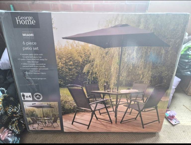 image for 6 piece garden furniture