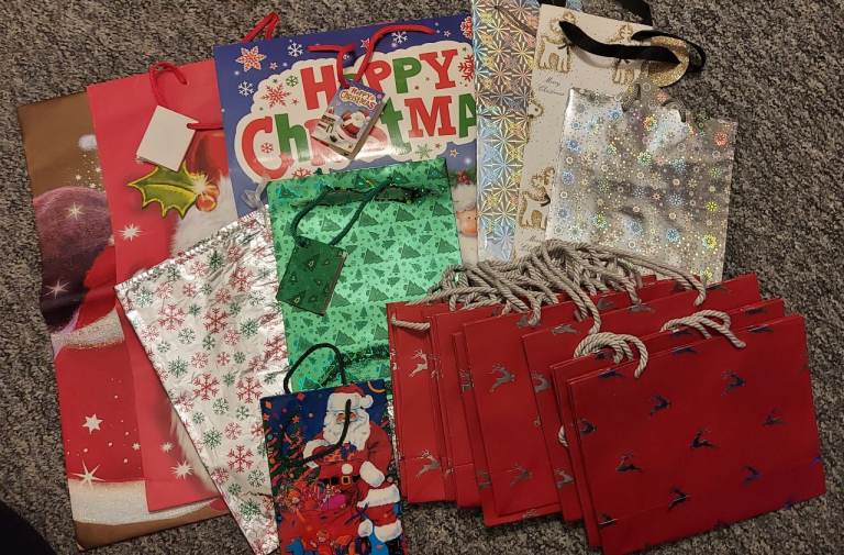Christmas gift bags, £2 for all