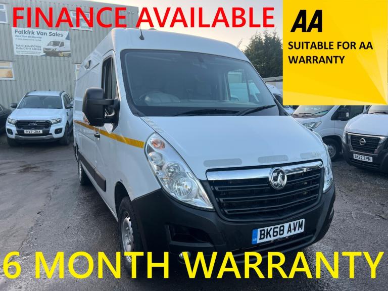 2018 Vauxhall Movano 2.3 CDTI H2 Van 130ps PANEL VAN Diesel Manual