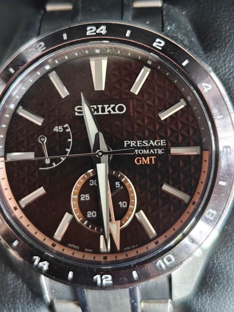 Seiko Presage Sharp Edge GMT boxed & card - Keshizumi Dial SPB275J1 Auto watch