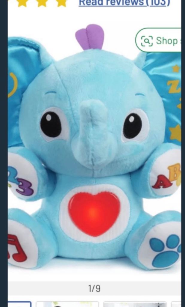 Little Tikes Light Up Musical Elephant Baby Toy