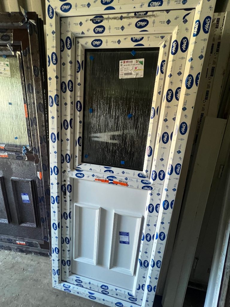 White flood proof stable composite front door BRAND NEW