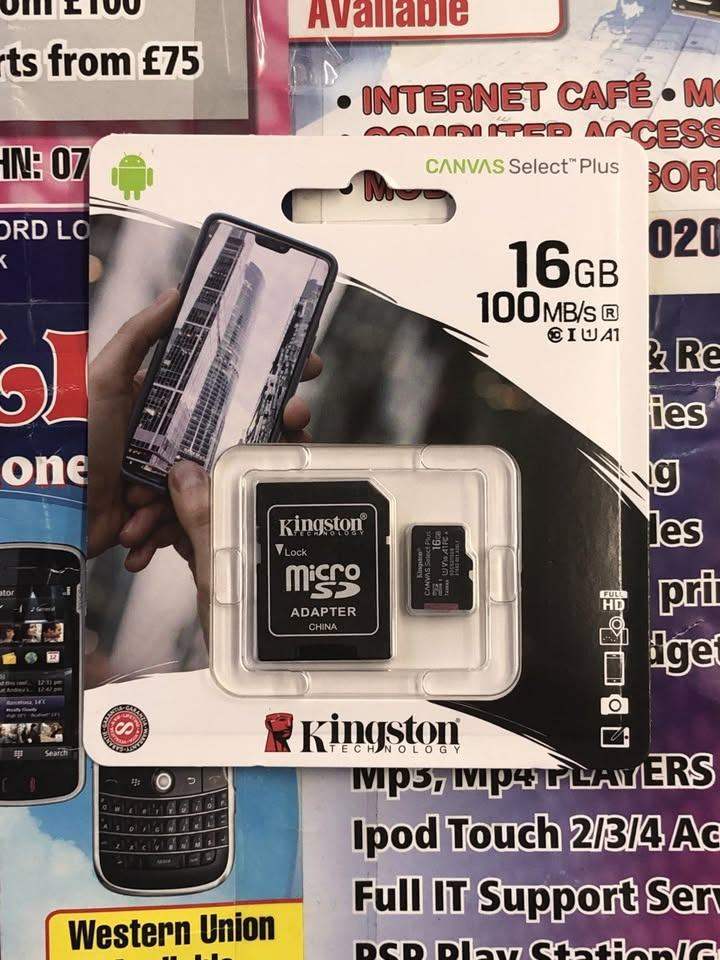 16GB MICRO SD Kingston Memory card