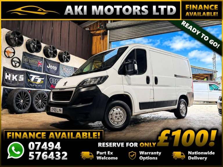 2019 Peugeot Boxer 2.2 BlueHDi H1 Professional Van 120ps PANEL VAN DIESEL Manual