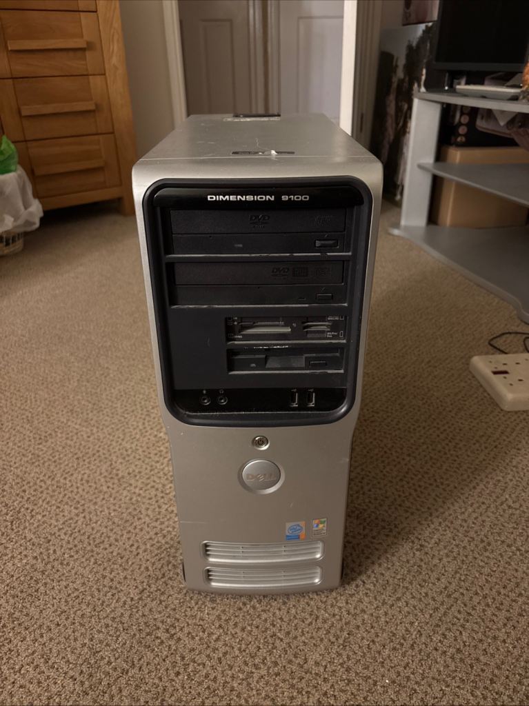 Dell Computer Tower Dimension 9100