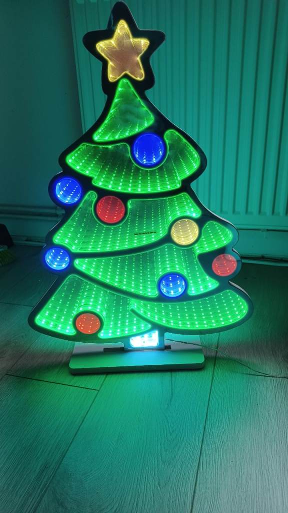 Infinity double sided led xmas figures