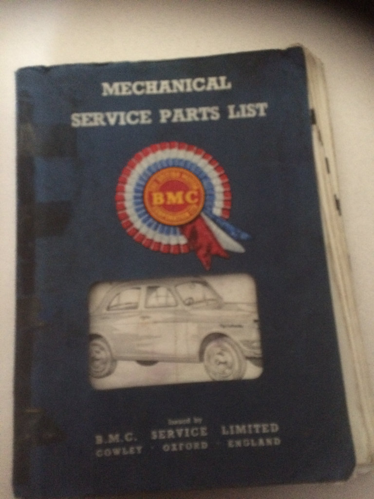 Wolseley 1500 Mk3 parts and manuals