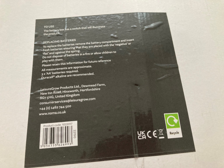 Light up Nordic Xmas wreath