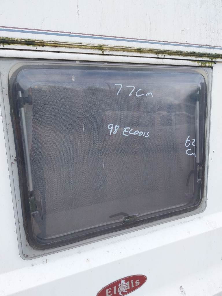 Elddis caravan rear window 