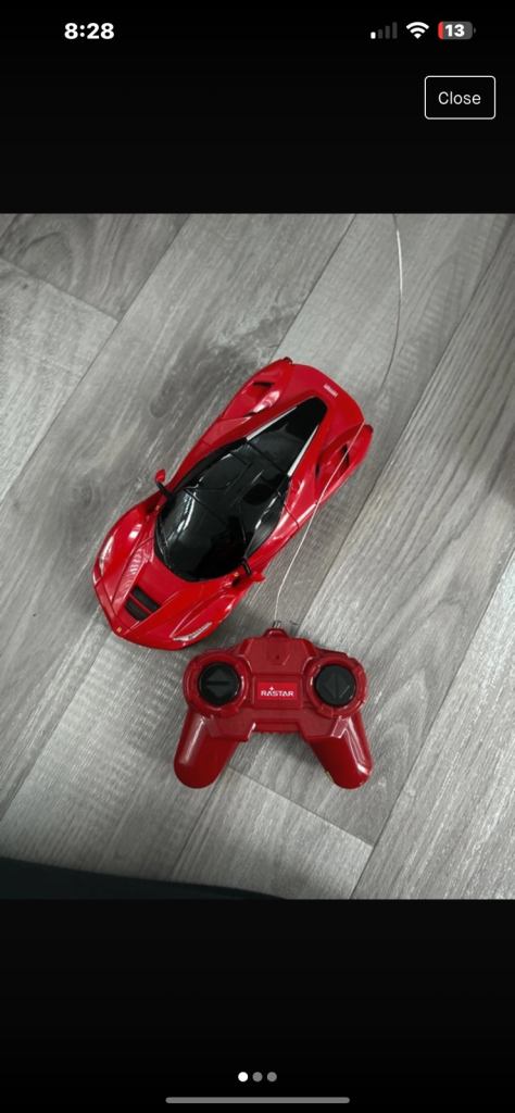 Remote control car red Ferrari 