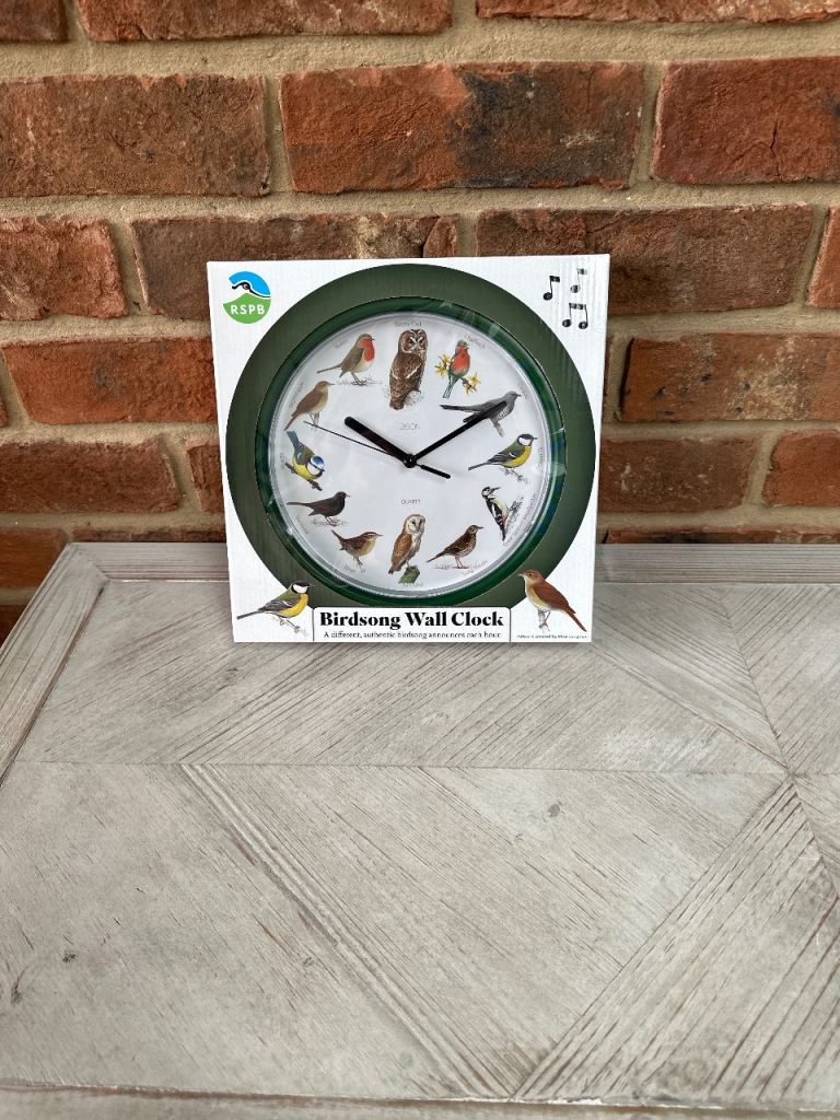 RSPB Birdsong Wall Clock – New, still boxed