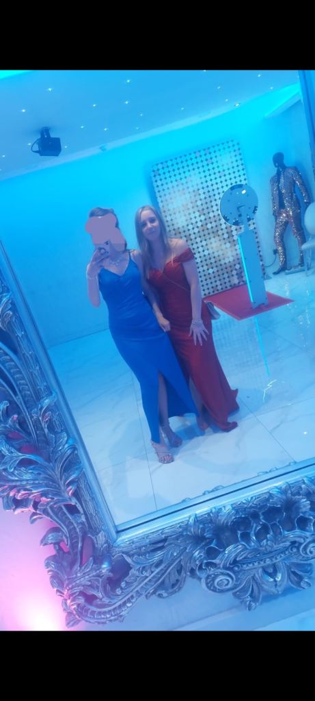 Blue dress