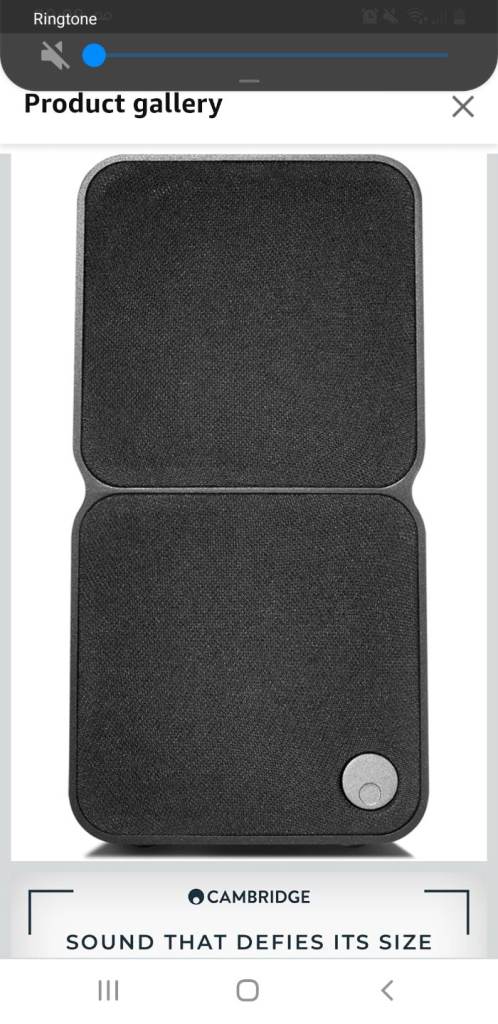 Cambridge audio speakers min22 and min12